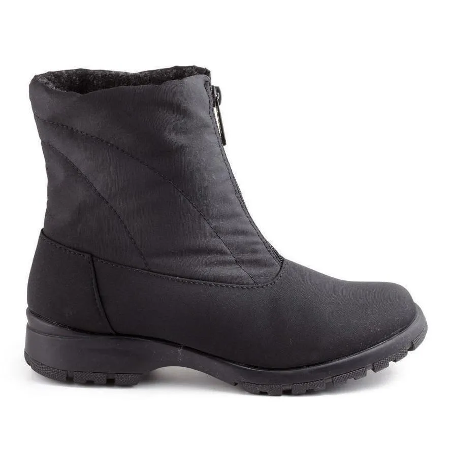 Chauffe-Ortils Femme Botte Magique Imperméable Tissu Noir