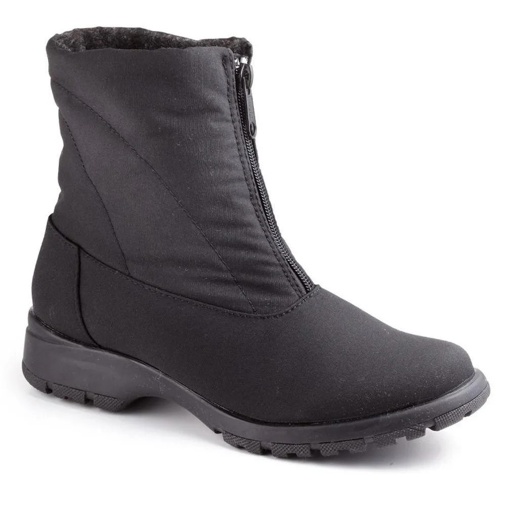 Chauffe-Ortils Femme Botte Magique Imperméable Tissu Noir