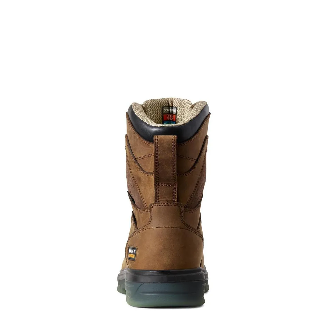 Botte de travail imperméable Turbo 8 pouces à embout en carbone CSA écorce vieillie