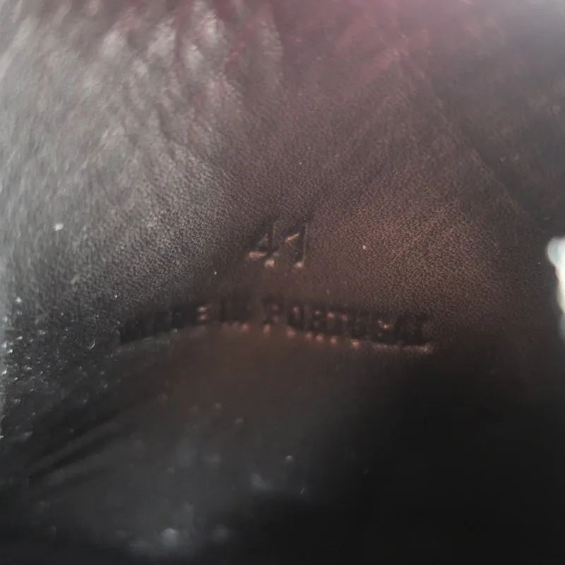 WANT Les Essentiels Bottes Derby Menara en Cuir Noir Taille 41 Bottes à Cheville à Semelle Compensée