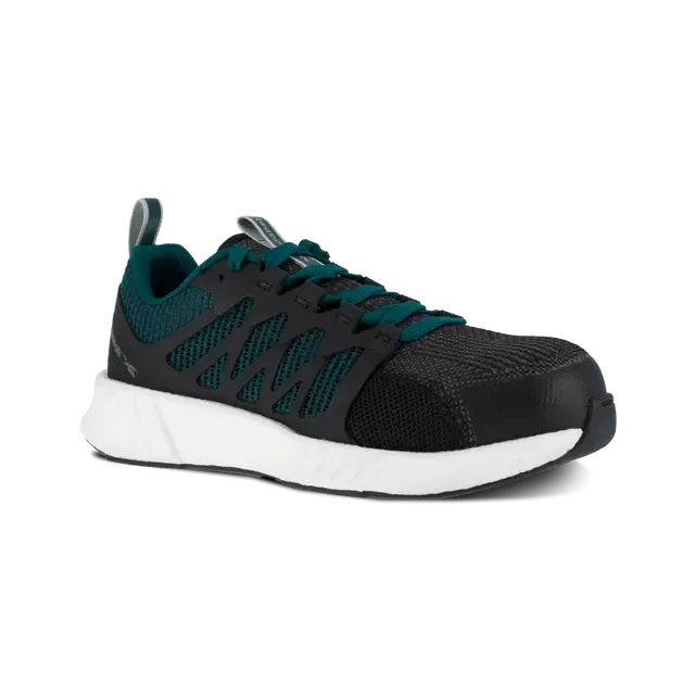 Chaussure de travail sportive Femme Fusion Flexweave® à embout composite Noir/Bleu sarcelle