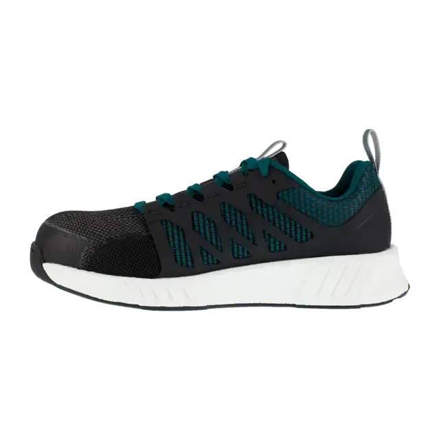 Chaussure de travail sportive Femme Fusion Flexweave® à embout composite Noir/Bleu sarcelle