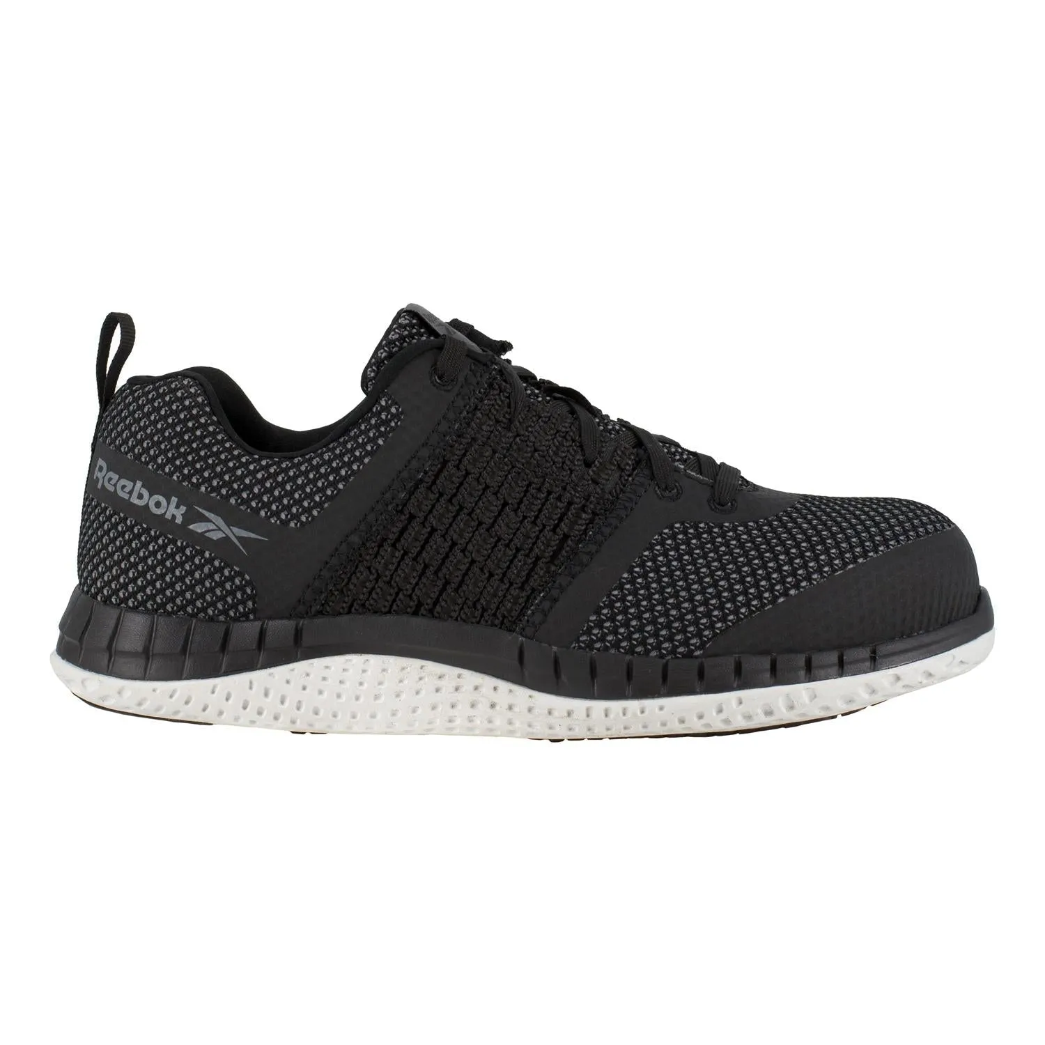 Chaussure de travail sportive à embout composite Ultk pour femme Noir/Blanc