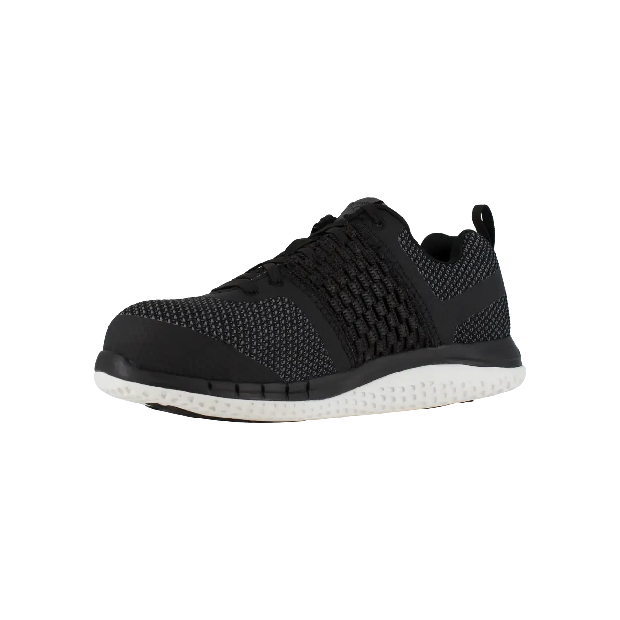 Chaussure de travail sportive à embout composite Ultk pour femme Noir/Blanc