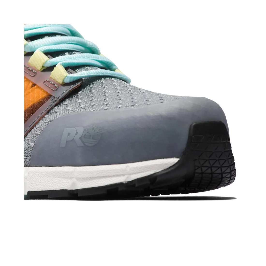 Chaussure de travail à embout composite Radius pour femme Gris/Orange