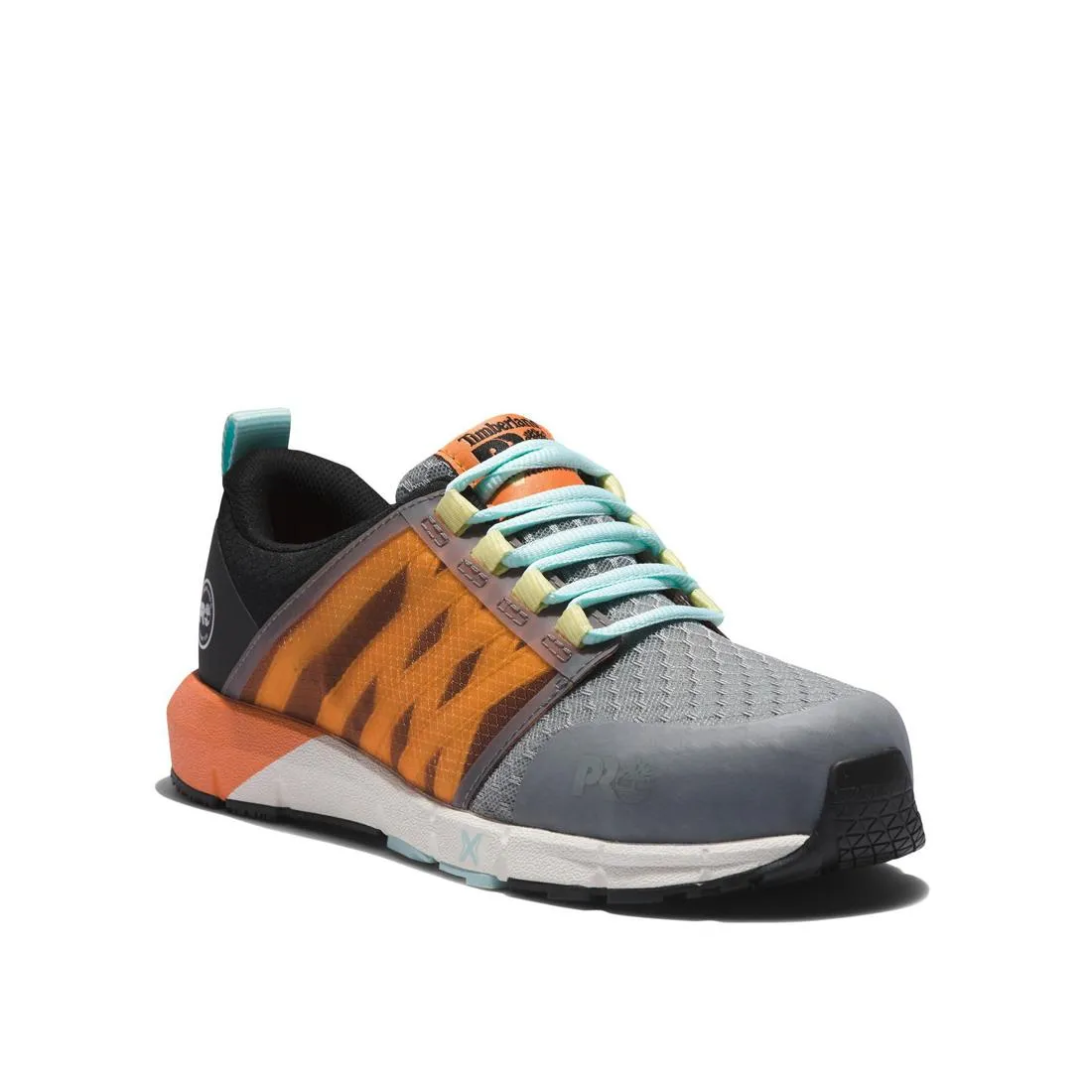 Chaussure de travail à embout composite Radius pour femme Gris/Orange