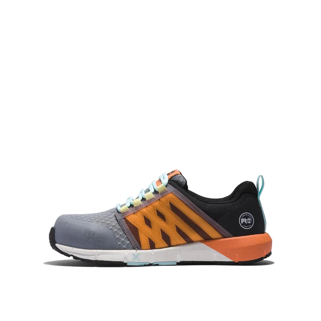 Chaussure de travail à embout composite Radius pour femme Gris/Orange