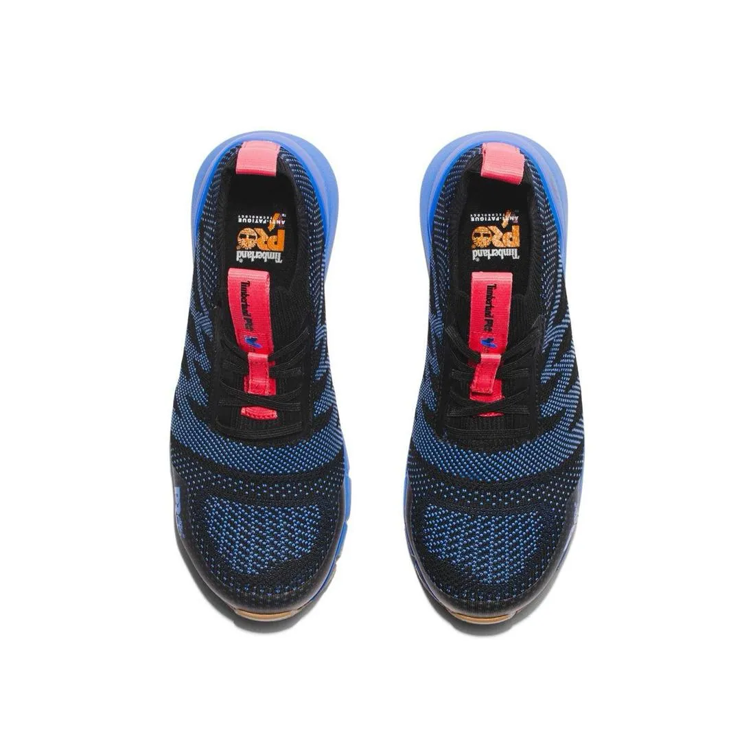 Chaussure de travail femme Radius à bout composite tricoté Noir/Bleu