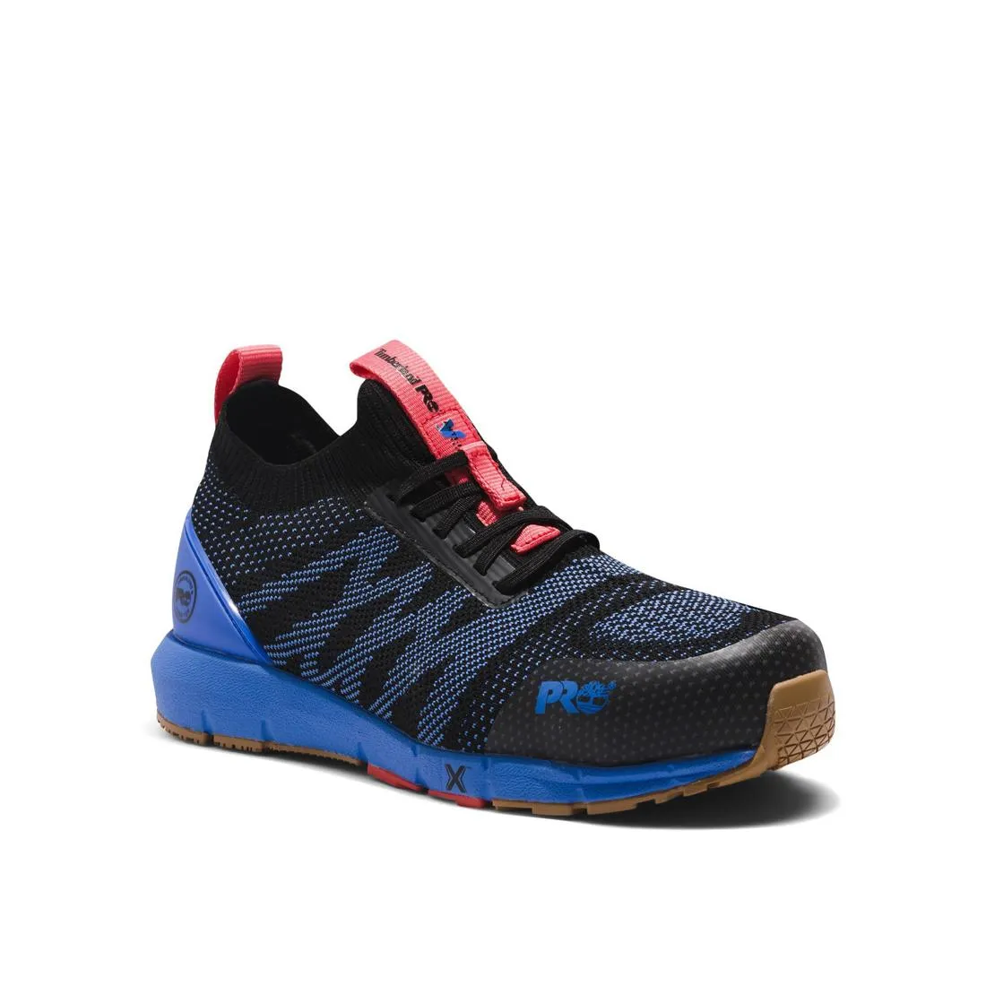 Chaussure de travail femme Radius à bout composite tricoté Noir/Bleu