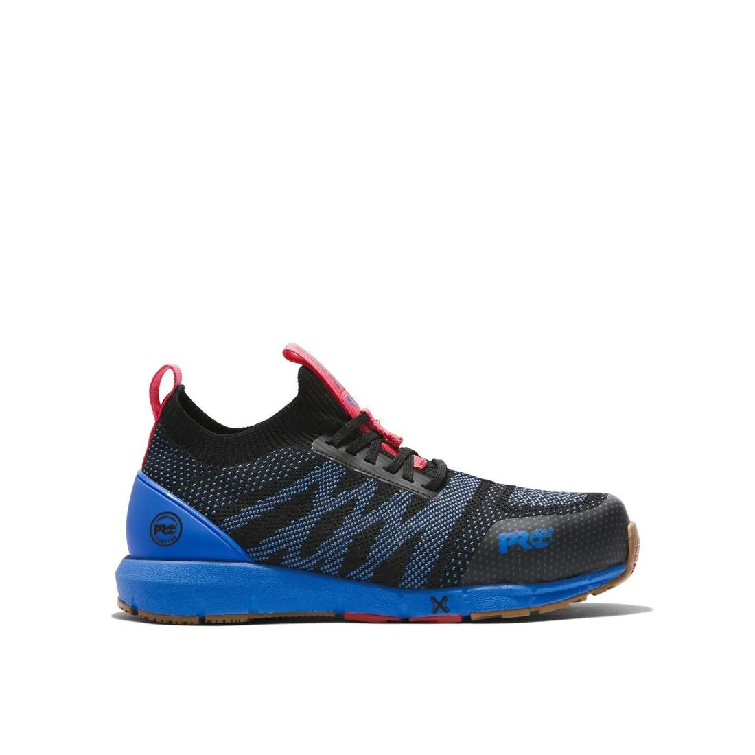 Chaussure de travail femme Radius à bout composite tricoté Noir/Bleu