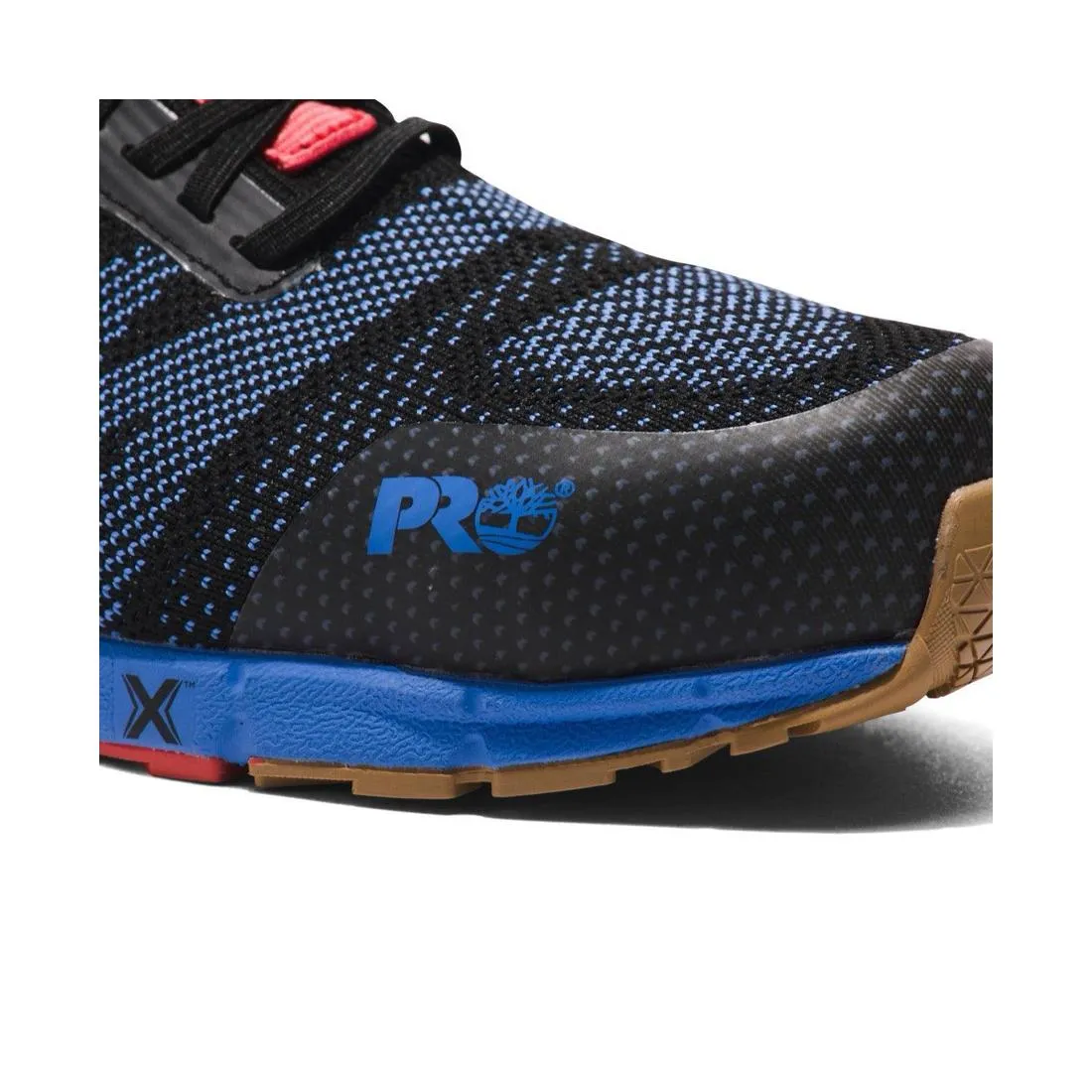 Chaussure de travail femme Radius à bout composite tricoté Noir/Bleu
