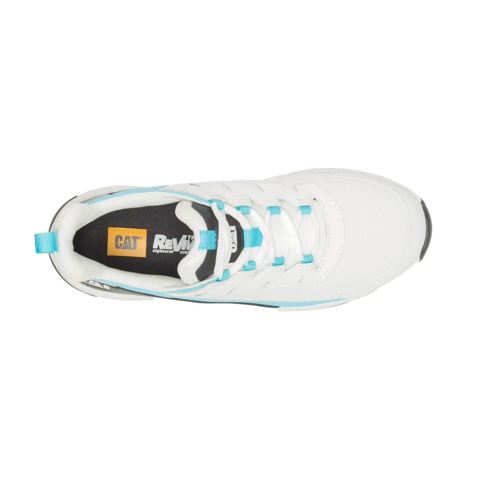 Chaussure de travail femme Streamline Runner à embout composite Blanc/Bleu