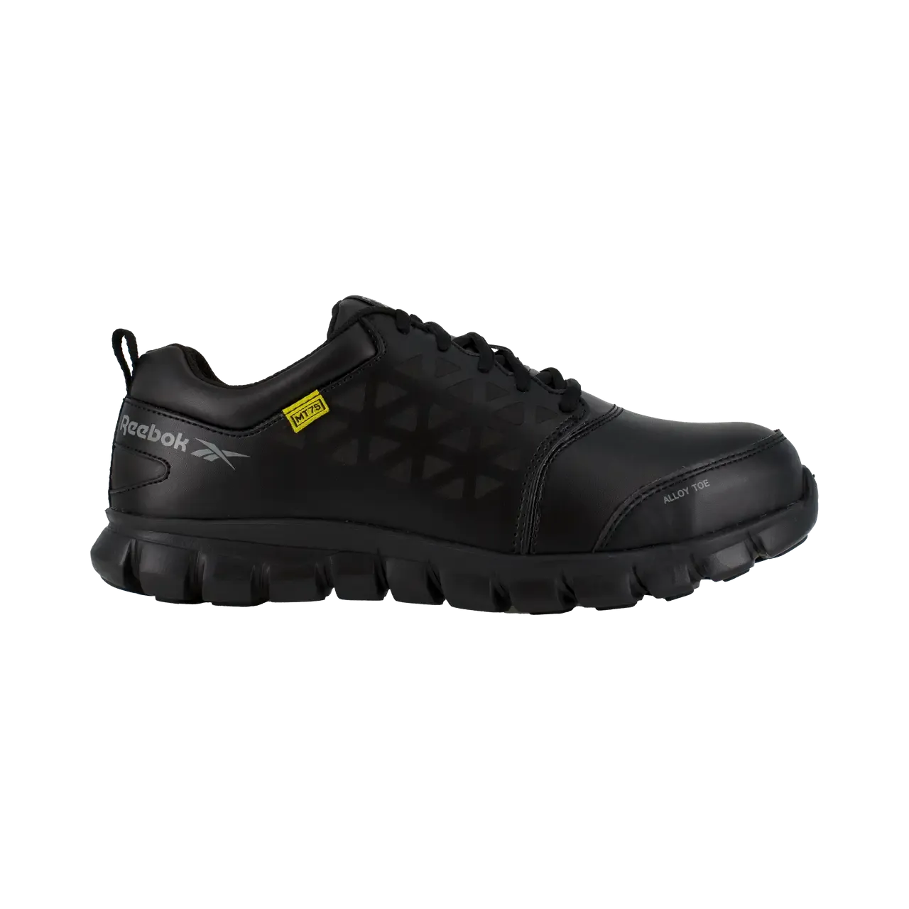 Chaussure de travail athlétique à embout métallique et protection métatarsienne Sublite pour femmes - Noir
