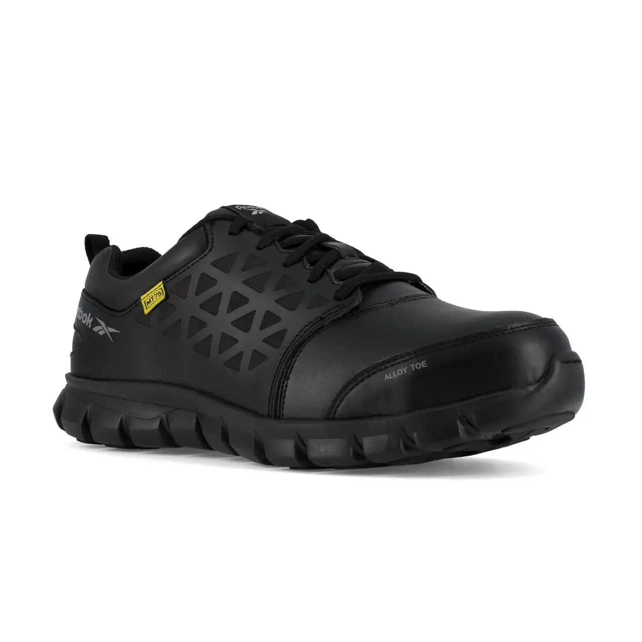 Chaussure de travail athlétique à embout métallique et protection métatarsienne Sublite pour femmes - Noir