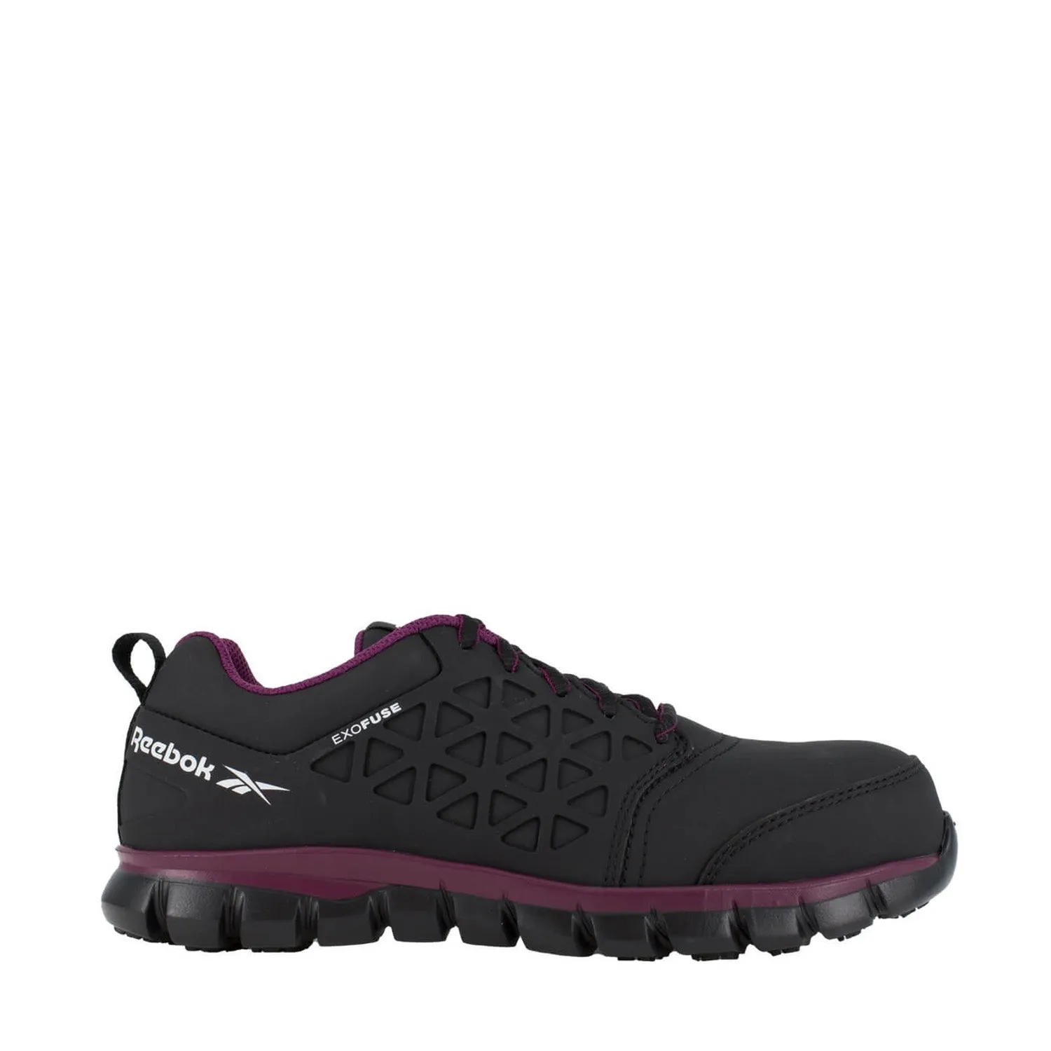 Chaussure de travail sportive à embout composite Sublite pour femmes Noir/Prune