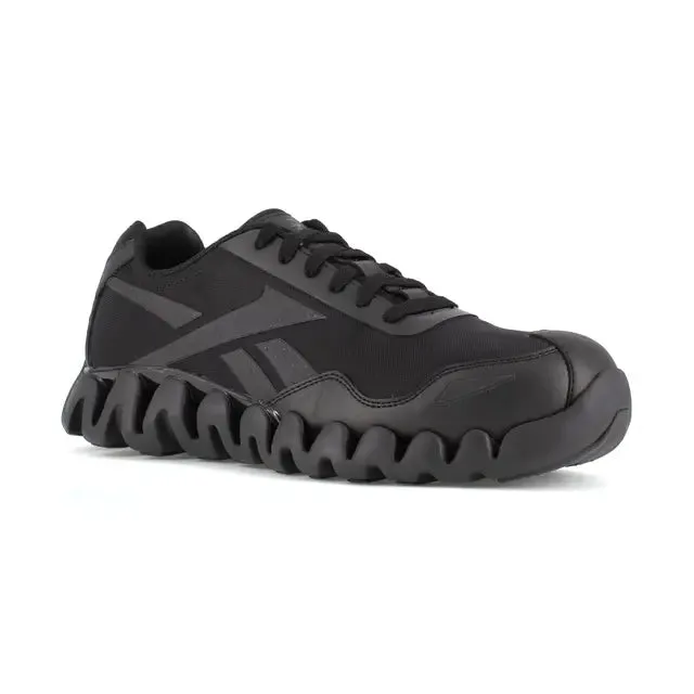 Chaussure de travail sportive à embout composite Zig Pulse pour femme - Noir