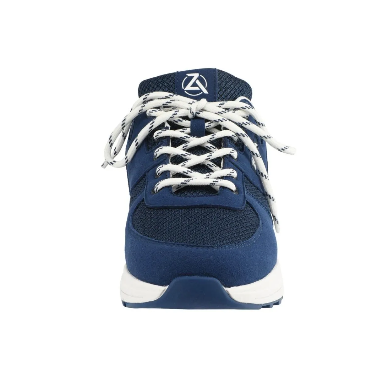 Zeba Hommes Royal Navy/Blanc Slip On