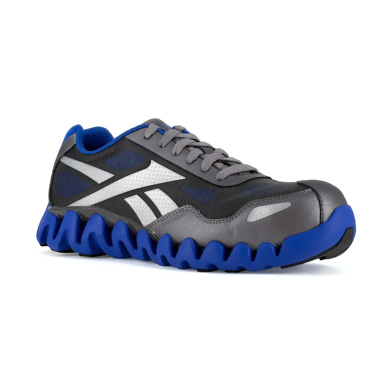 Chaussure de travail sportive Zig Pulse à embout composite bleu/gris