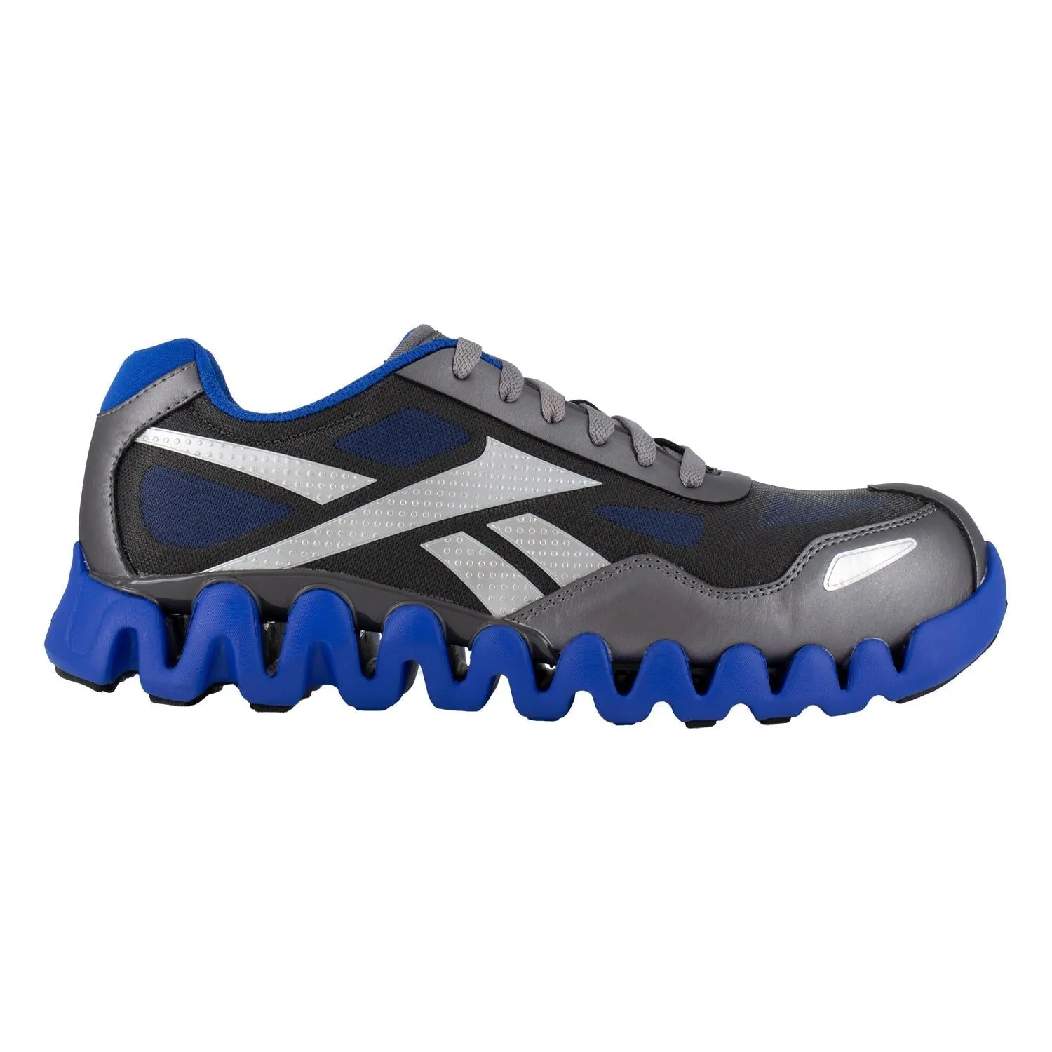 Chaussure de travail sportive Zig Pulse à embout composite bleu/gris