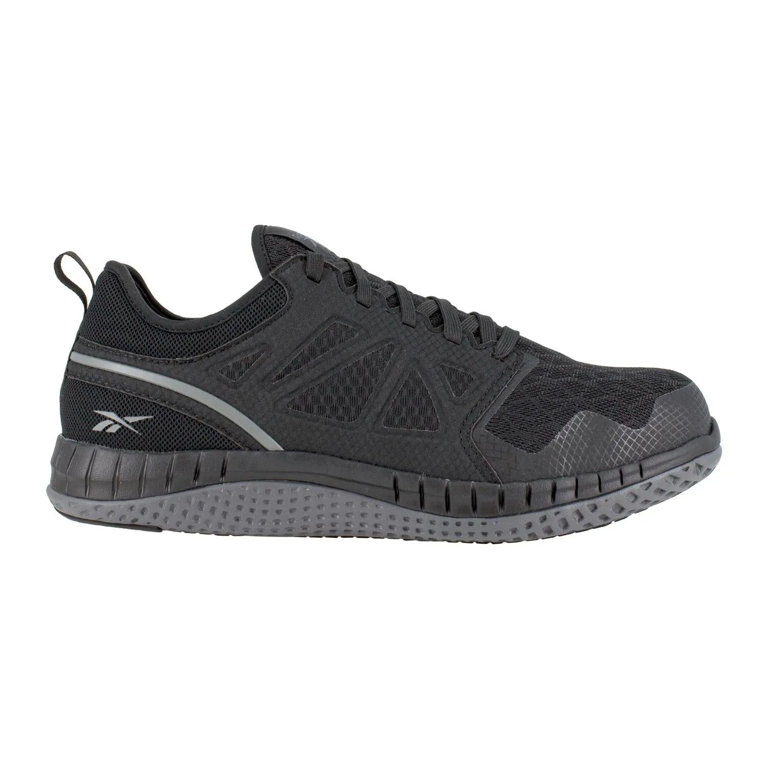Chaussure de travail sportive à embout d'acier Zprint Noir/Gris foncé
